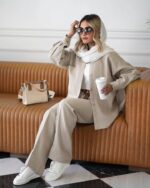 ست شومیز و شلوار مدل روجا کد 1287 - Image 6