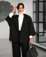 ست کت و شلوار مدل ملودی جنس اسکاچی‌ کد 1306 - Image 2