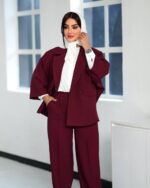 ست کت و شلوار مدل ملودی جنس اسکاچی‌ کد 1306 - Image 4