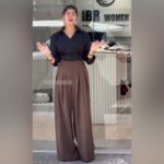 شلوار بگ پیله دار کد 1312