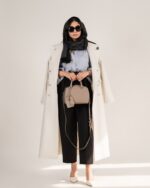 ست مانتو و شلوار مدل مونیکا کد 1281 - Image 4