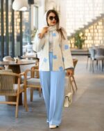 ست کت و شلوار مدل لنا کد 1284 - Image 4