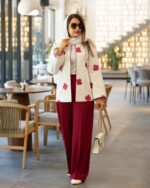 ست کت و شلوار مدل لنا کد 1284 - Image 3