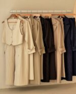 ست سه تیکه مانتو و شلوار و ژیله مدل سودا کد 1303 - Image 3