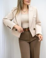 ست کت و شلوار جنس مازراتی مدل نبات کد 1311 - Image 4