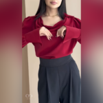 ست شومیز و‌ شلوار مدل هانا کد 1299 - Image 3