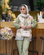 ست شومیز و شلوار و وست مدل نوروز کد 1338 - Image 6