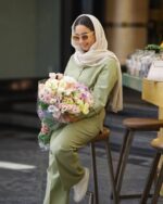 ست شومیز و شلوار و وست مدل نوروز کد 1338 - Image 8