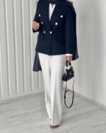 ست کت و شلوار راسته مدل سوگند کد 1341 - Image 3