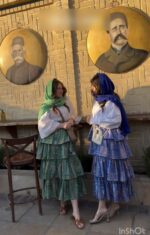 ست شومیز و دامن مدل اناشید کد 1360 - Image 3