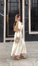 ست کت و سرافون مدل شهرزاد کد 1349 - Image 4