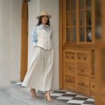 ست ژیله و دامن مدل سنا کد 1325