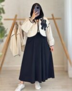 ست کت و دامن مدل خرسی کد 1395 - Image 3