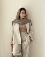 ست کت و شلوار مدل نورا کد 1399 - Image 4