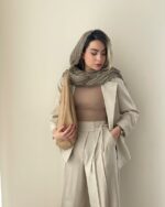 ست کت و شلوار مدل نورا کد 1399 - Image 3