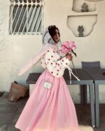 ست شومیز قلبی و دامن مدل love کد 1402 - Image 13