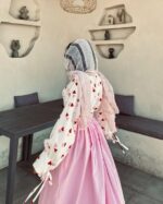 ست شومیز قلبی و دامن مدل love کد 1402 - Image 11