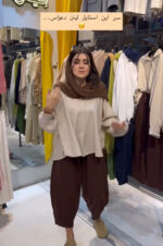 ست شومیز و شلوار مدل میگل کد 1371 - Image 4