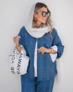 ست کت و شلوار مدل ملیسا کد 1388 - Image 3