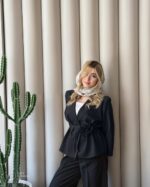 ست کت و شلوار مدل مهگل کد 1385 - Image 2