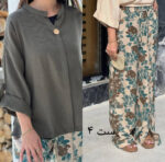 ست شومیز و شلوار مدل کایلی کد 1421 - Image 5