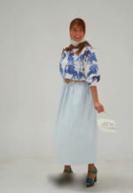 ست شومیز و دامن مدل هیلدا کد 1439 - Image 4