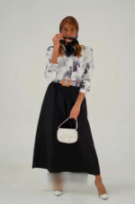 ست شومیز و دامن مدل هیلدا کد 1439 - Image 5