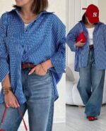 شومیز مدل راه راه کد 1414 - Image 3