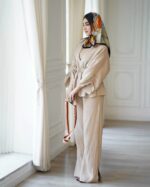 ست شومیز و شلوار مدل ملینا کد 1423 - Image 6