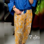 ست شومیز و شلوار طرحدار مدل میگل کد 1437 - Image 4