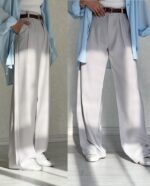 شلوار کرپ‌ مازراتی‌ دوبل کد 1422 - Image 5