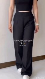 شلوار نیم بگ‌ لینن‌ کد 1459 - Image 2