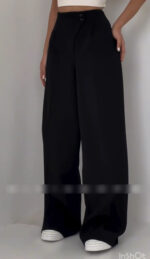 شلوار واید بگ کرپ‌ مازراتی مدل دلی کد 1478 - Image 6