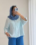 ست شومیز و شلوار مدل هلیا کد 1446 - Image 7