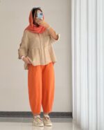 ست شومیز و شلوار مدل هلیا کد 1446 - Image 5