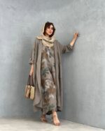 ست اورال و مانتو مدل درسا کد 1449 - Image 6