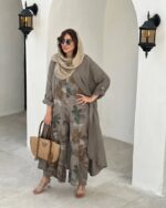 ست اورال و مانتو مدل درسا کد 1449 - Image 4