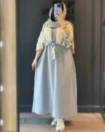 ست کت و سرافون‌ مدل حنا کد 1451 - Image 4