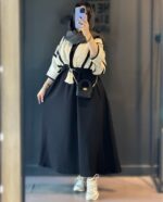 ست کت و سرافون‌ مدل حنا کد 1451 - Image 3