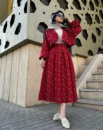 ست کت و دامن مدل شایلی کد 1458 - Image 2