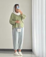 شومیز لینن مدل پگاه کد 1477 - Image 8