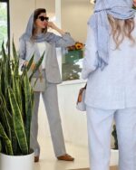 ست کت و شلوار مدل دیانا کد 1482 - Image 8