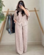 ست شومیز و شلوار مدل دلین کد 1484 - Image 9