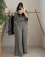 ست شومیز و شلوار مدل دلین کد 1484 - Image 8