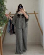 ست شومیز و شلوار مدل دلین کد 1484 - Image 4