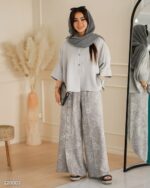 ست شومیز و شلوار مدل سوما‌ کد 1495 - Image 6