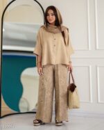 ست شومیز و شلوار مدل سوما‌ کد 1495 - Image 5