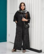 ست شومیز و شلوار مدل سوما‌ کد 1495 - Image 2