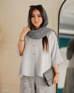 ست شومیز و شلوار مدل سوما‌ کد 1495 - Image 7