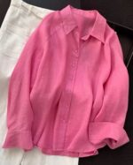 شومیز لینن‌ مدل Pery کد 1500 - Image 4